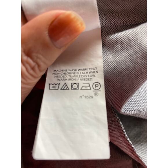 Ralph Lauren Men's Size Large Grey Short Sleeve Casual Button Down Shirt - Picture 5 of 6